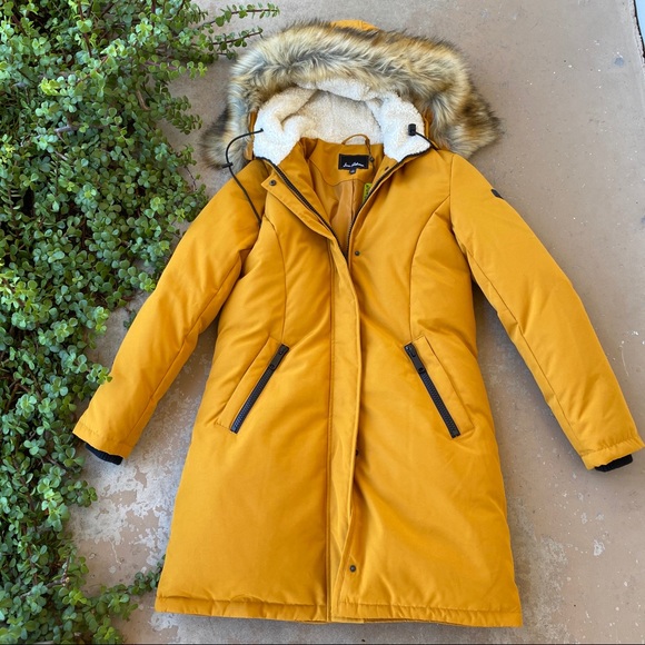 Sam Edelman Faux Fur Down Parka Jacket 